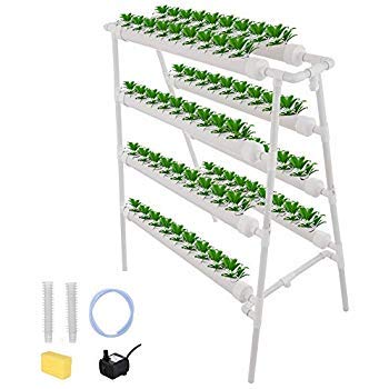 TIRUSS Hydroponic Grow Kit 72 Sites 8 Pipe