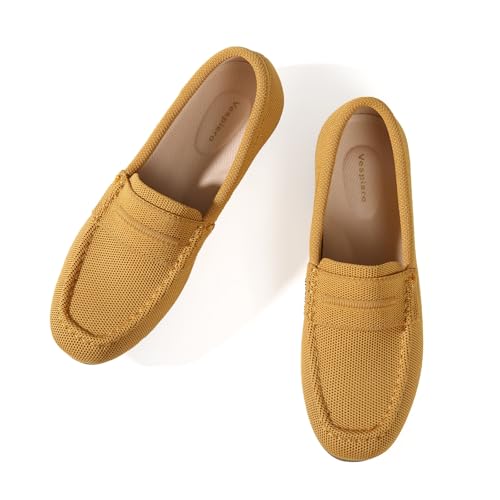 Image of Vespiero Loafers for Women Comfortable Slip on Work Flats Shoes Womens Dressy Casual Walking Shoes