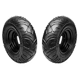 Fuerduo 2PCS 13x5.00-6 6' Wheels Tires with Rim for Go Kart Quad Trike Golf Carts 4 Wheelers
