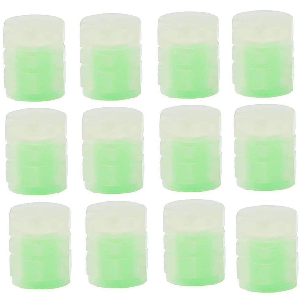 Lot de 1000 bouchons de valve de pneu universels pour moyeu de roue de voiture - Anti-poussière - Vert