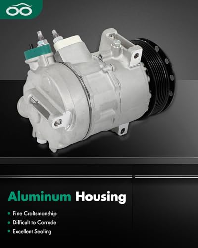 Image of SCITOO AC Compressor fit for Dodge for Journey 2.4L 2009-2020 | Fast Cooling, Ultra Low Noise (≤72 dB)Air Conditioner Compressor with Clutch, Easy Installation, 55111410AE 68156572AA