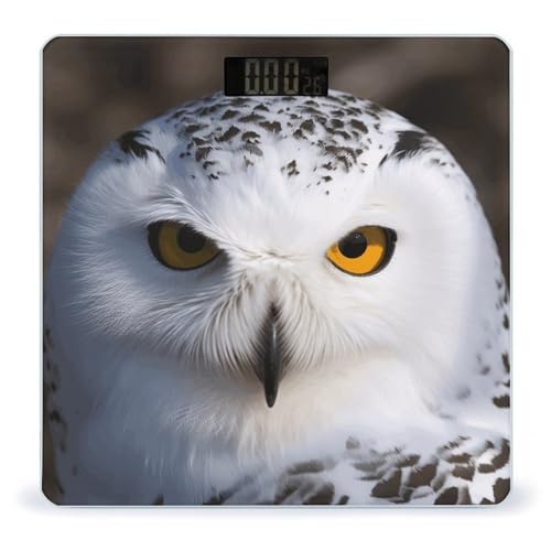 Báscula digital de baño BWQJKUO con diseño de búho miniatura 1