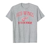 Detroit Red Wings Vintage Hockey Gray Officially Licensed T-Shirt