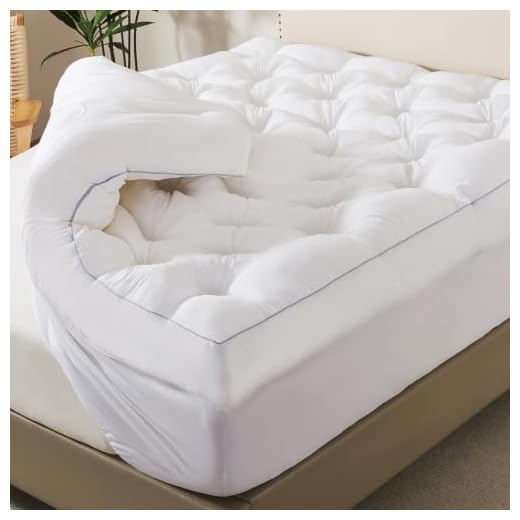 WhatsBedding 5 Inch Memory Foam Mattress Topper Queen Size, Supportive Fluffy Shredded Memory Foam Filled Pillow Top, Extra Soft Bed Topper with Deep Pocket, 60x80 in