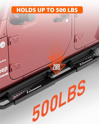 Estribo lateral para Jeep Wrangler JL 2018-2025 acero miniatura 2