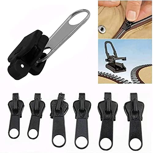Quatre tirettes de fermeture éclair universelles en quatre couleurs, pour la réparation et le remplacement de fermetures éclair détachables. | Leroy Merlin