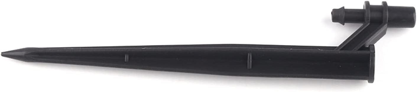 Lawn Sprinkler Irrigation System 5/10/20/30/50/100Pcs 12.5Cm Grounding Bracket Connector Plastic Hose to Connect 4/7Mm Hose for Garden Micro-Irrigation/100Pcs