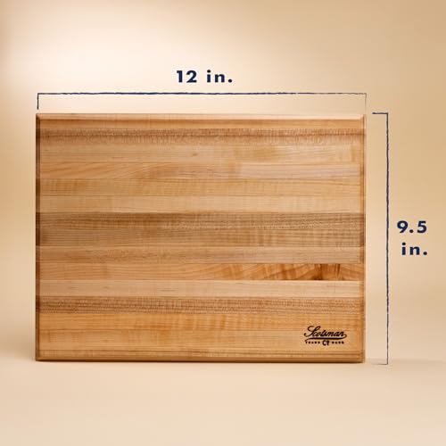 Tabla de Cortar Scotsman Maple Classic | Diseñada por Ben Napier | 9,5" x 12" x 1,5" | Tablas de Corte Estadounidenses de Madera Dura Americana | Aceite Mineral para Uso Alimentario | Ideal para Asar y Regalar miniatura 2