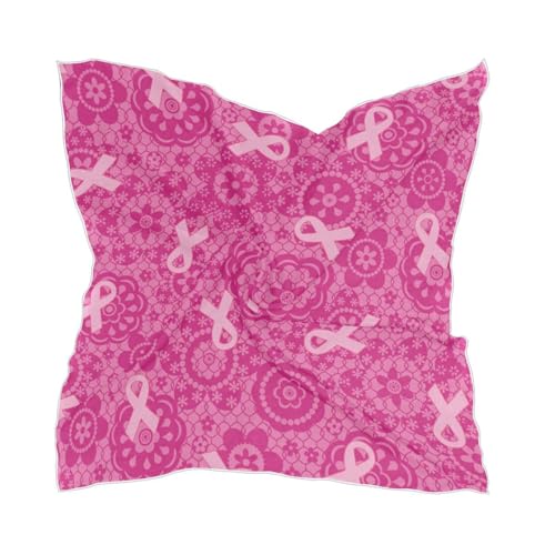 Skull Silk Square Scarf for Women Lightweight Satin Headscarf Square Silk Hair Wrap for Sleeping