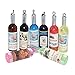 AMOBESTER Colourful Miniature Wine Bottles Dollhouse Kitchen Accessories 8Psc