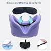 Silicone Cover Set Compatible with Oculus/Meta Quest 2 Accessories,Includes Controller Grips Button Caps & Face Cover, Shell Cover, Lens Cover, for Quest 2_Purple