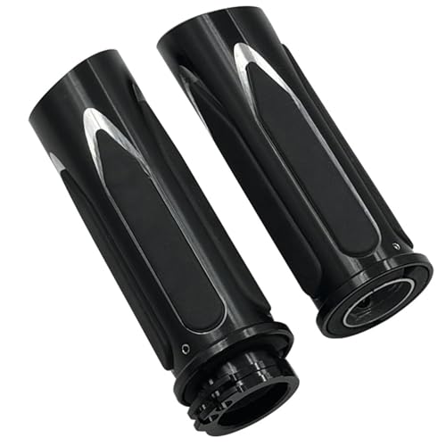 Poignées de guidon 25mm en aluminium pour cruiser et moto custom