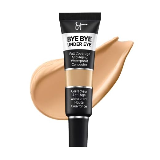 iT COSMETICS, Correttore Anti-età, ad Alta Coprenza e Waterproof, Formula con Peptidi, Collagene e Acido Ialuronico, Bye Bye Under Eye, Tonalità: Medium Tan 21.0, 12 ml