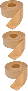 MAGICLULU 3 Rolls Packaging Kraft Paper Tape Water Proof Tape Cassette Tapes Kraft Tape Shipping Tape Paper Gummed Tape Weather Sealing Tape Flatback Tape Packaging Supply Packing Tape Rolls
