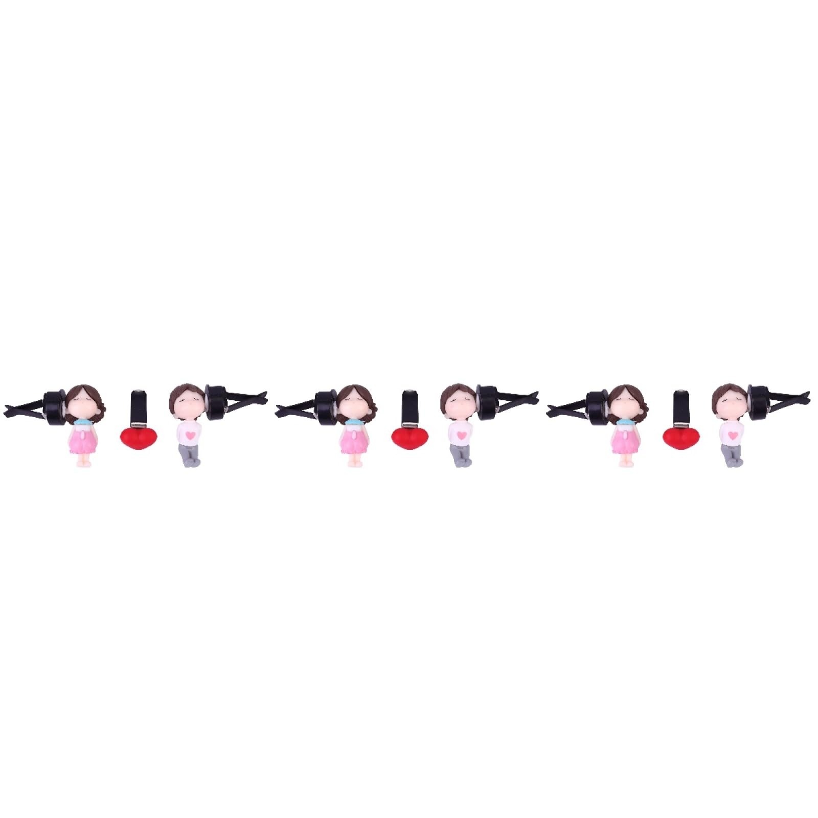 ibasenice 3sets Clip Profumo Per Auto Forma Di Bambola Per Ventilazione Carino e Chic Per e Altre Occasioni Speciali