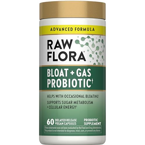 Raw Flora Bloat and Gas Probiotic for Women & Men