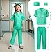 LOYO Kids Role Play Dress Up Clothes for 3-8 Years Old Play, 4 Sets Astronaut/Doctor/Fireman/Construction Costume for Kids And Toddlers Boys Halloween Costumes