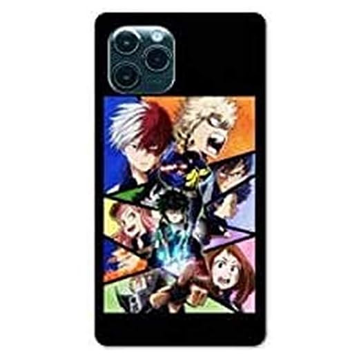 Cokitec Carcasa para iPhone 11 (6,1), Manga My Hero Academia, Color Negro