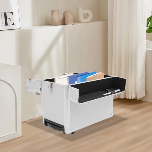 KAPIPALA Valise d'affaires robuste en aluminium avec roulettes, capacité de charge de 30 kg – Mallette compacte et valise pilote avec barre télescopique, compartiment pour ordinateur portable (jusqu'à – vue 7