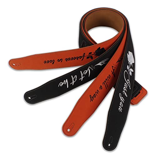 caigou Sangles de guitare réglables pour guitare électrique basse de guitare acoustique avec sangle accessoire - Les Beatles, Paul McCartney, John Lennon, RIngo Starr, George Harrison caigou Sangles de guitare réglables pour guitare électrique basse de guitare acoustique avec sangle accessoire – Image 3
