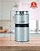 Electric Coffee Grinder Spice Grinder - Stainless Steel Blades Grinder for Coffee Bean Seed Nut Spice Herb Pepper, Brushed Stainless Steel Texture and Transparent Lid