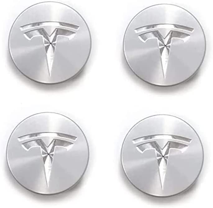 4 Stück Nabendeckel für Tesla Model S Model 3 Model X Model Y 56MM, Radnaben-Mittelabdeckungen Nabenkappen Felgendeckel Radnabenkappen, Wheel Caps Ersatz für Autozubehör Verwendet,D