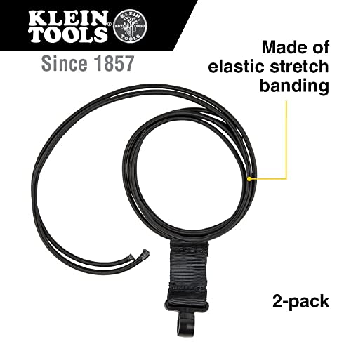 Klein Tools 55664 Replacement Bands With Clip To Secure Hard Hats And Safety Helmets To The Tradesman Pro Ironworker And Welder Backpack,Black #TOP1