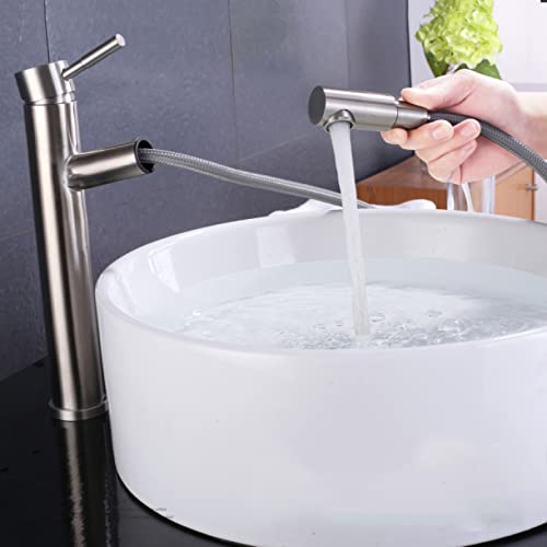 Mitigeur de lavabo extractible pour éliminer les éclaboussures de vasque