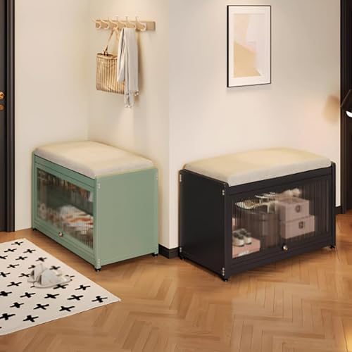 Meuble de rangement à chaussures naturel à 2 niveaux pour optimiser les petits espaces