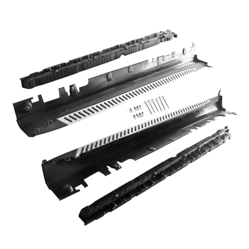 Estribos Aluminio Plata y Negro para BMW X5 F15 2014-2018 miniatura 6
