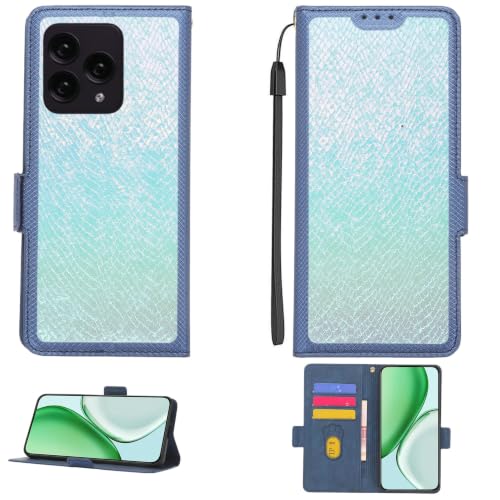 Aroepurt Case Compatible for Mobicel Ix Pro Phone Case Flip Cover [with Tempered Glass Screen Protector][RFID Blocking] HCSP-L