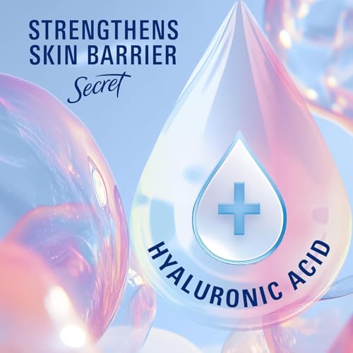 Image of Secret Clinical Strength 100HR Sweat & Odor, Clear Gel Antiperspirant Deodorant for Women, 3X Stress Protection with Hyaluronic Acid, PH Balancing Minerals, Completely Clean Scent, 2.6 oz