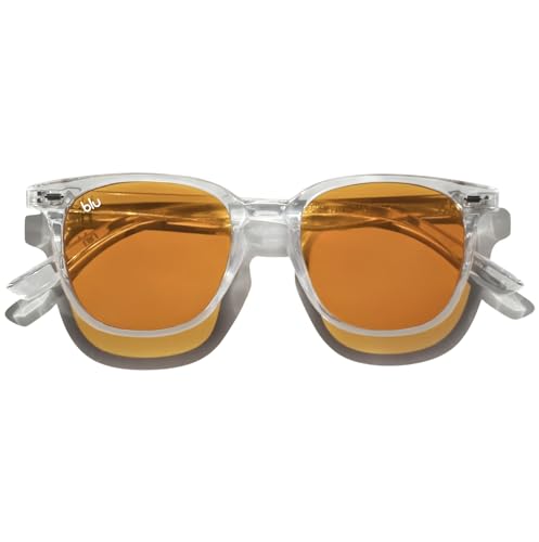 Image of Blue Light Blocking Glasses by Blu | Reduce Digital Eye Strain, Gaming Glasses, and Improve Sleep Quality During Screen Time