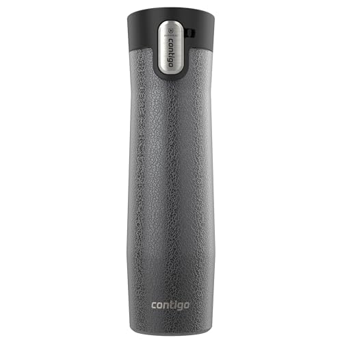 Image of Contigo AUTOSEAL West Loop Vacuum-Insulated Stainless Steel Travel Mug with Easy-Clean Lid, 24 oz, Crystal Sake