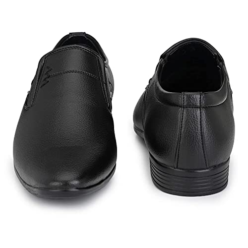 Image of Slip-on Flexible Shoes for Men's /Casual Office Use Wedding Formal Boys Uniform Dress Daily