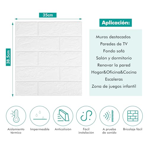 La Mejor Selección de Azulejo tipo ladrillo blanco del mes. 6 Imagen adicional