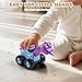 Dinosaur Push Cars for Toddlers 1-3 – 4 Pack Press & Go Dino Vehicles with T-Rex, Triceratops, Raptor & Brachiosaurus, Friction Powered Baby Car Toys for Boys Girls, Indoor Outdoor Gift for Kids 2-5
