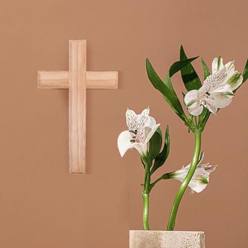 Cruz de madera de iglesia y hogar para decoración religiosa de pared 5