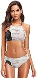 Dieser sexy Bikinianzug eignet sich für Strandkleidung Poolparty Nachtclubkleidung Alltagskleidung perfektes Design für jedes Mädchen / jede Frau. Strand Schwimmen Urlaub Party Flitterwochen Sport Fitness Schwimmbad oder andere Freizeitaktivitäten für drinnen und draußen. Bikini-Stil ist einzigartig um Sie schöner stilvoller und eleganter zu machen.