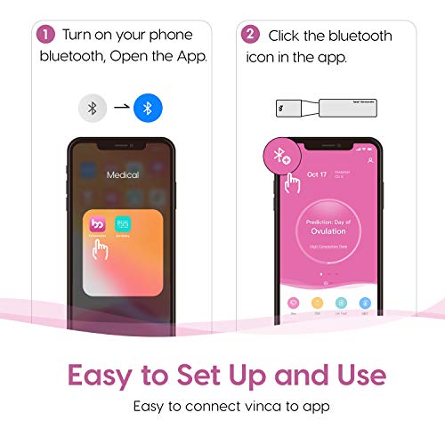 Basal Thermometer for Ovulation, Smart Quiet BBT Thermometer with