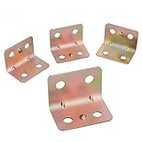 v2a winkel 20x20x3 Perfekte Größe - Die Größe der Eckwinkel beträgt 20 x 20 x 25 mm (L x B x H); Es hat 4 Löcher und der Lochdurchmesser beträgt 0,2 Zoll / 5 mm.Präzise Lochposition für schnelle und einfache Installation.