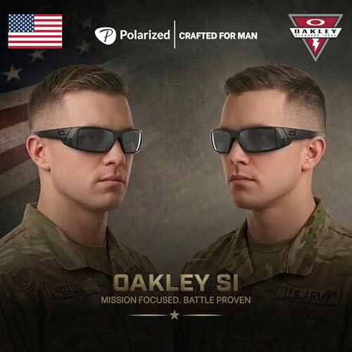 Image of Oakley Standard Issue SI GASCAN Blackside Collection Military Grade Sunglasses With Official Eyewear Kit