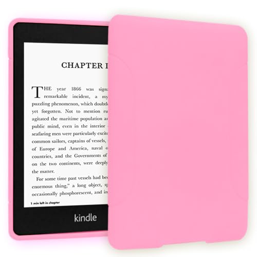 Image of Case for All-New Kindle Paperwhite (12th Generation, 2024 Release) - Slim Fit TPU Gel Protective Cover Case for All-New Kindle Paperwhite E-Reader 7 inch (Pink)