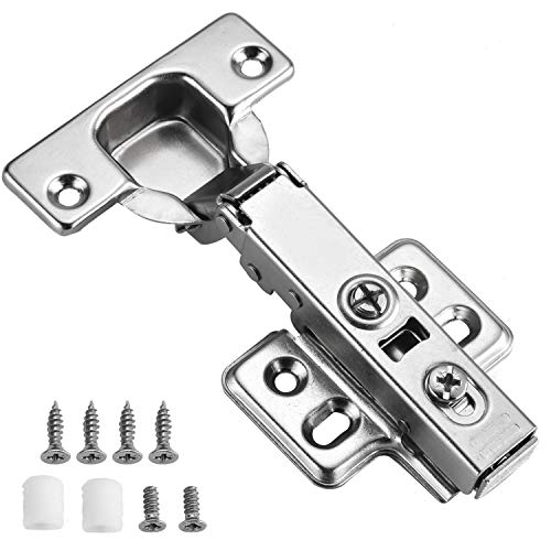 Promo 40% OFF KIMDOT 40PCS Full Overlay Cup Hinge Frameless Cabinet European Soft Close Mounting Plate Hinges