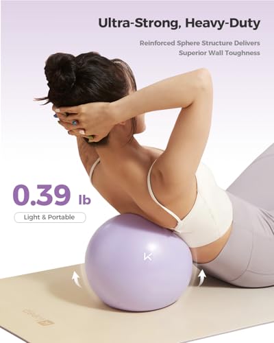 Image of KEEP Exercise Ball Anti-Burst - Thickened Yoga Ball Pilates Ball for Physical Therapy, Fitness Ball for Workout, Core Strength and Physical Therapy