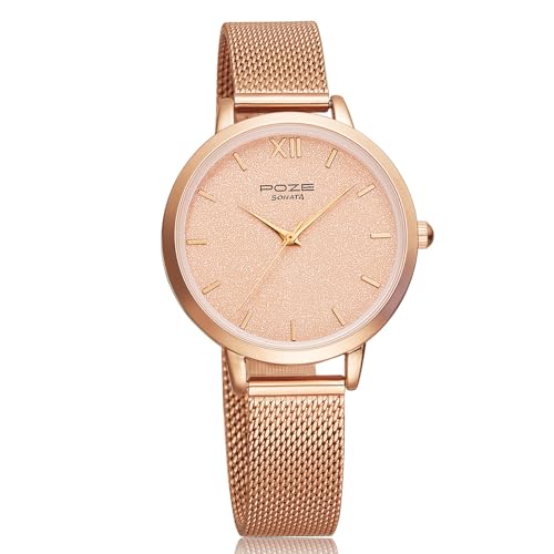 Sonata Poze Quartz Analog Pink Dial Stainless Steel Strap Watch for Women-SP80023WM01W (B0CT5TPHDX) Amazon Price History, Amazon Price Tracker