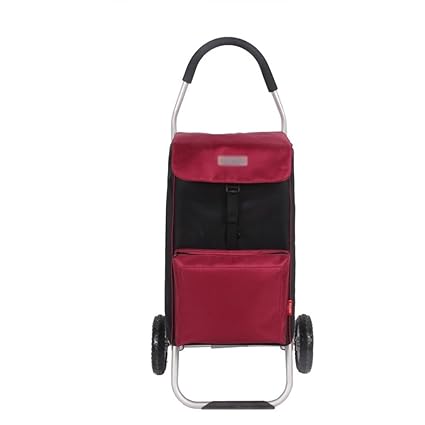 VIORED Shopping Cart Portable Shopping Cart Foldable Shopping Cart Detachable Shopping Bag Luggage Cart Home Grocery Shopping Trolley Climbing Grocery Trolley (Color : B)