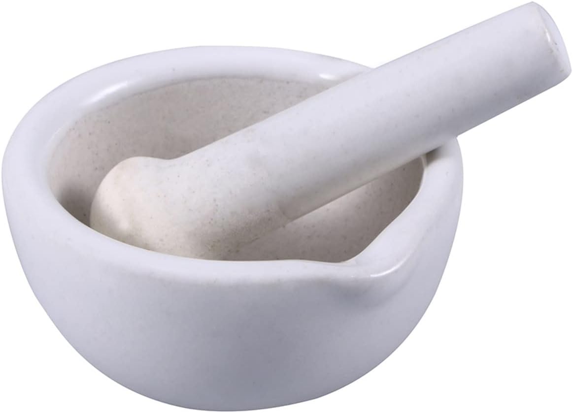 6Cm Chinese Style Ceramics Spice Mill Grinder Set Handheld Seasoning Mills Grinder Kitchen Mortar and Pestle Tools Set Kitchen Tools
