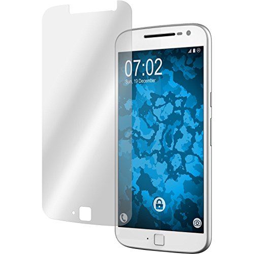 PhoneNatic Paquete de 4 Protector de Pantalla Claro Compatible con Motorola Moto G4 Plus Películas Protectoras