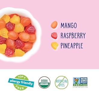 YumEarth, Organic Fruit Snacks, Tropical, 35 Snack Packs, 0.7 oz (19.8 g) Each